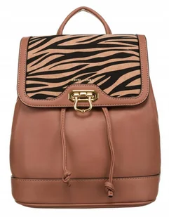 Miejski Plecak Damski Z Klapką Wykonany Ze Skóry Ekologicznej Lumarko! - Plecaki - miniaturka - grafika 3