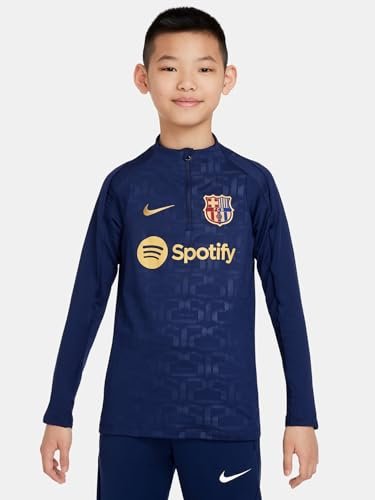 Nike Unisex dziecięca bluza dziecięca Fc Barcelona Dri-fit Strike Driltopk Homegxpm