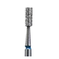 Frezarki do paznokci - Staleks Frez Diamentowy Walec Niebieski 2,5/6mm - miniaturka - grafika 1