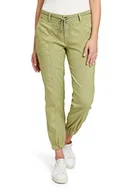 Spodnie damskie - BETTY & CO GREY Damskie spodnie Sydney 1 Casual 7/8 długości, Sage, 40, Sage, 40 - miniaturka - grafika 1