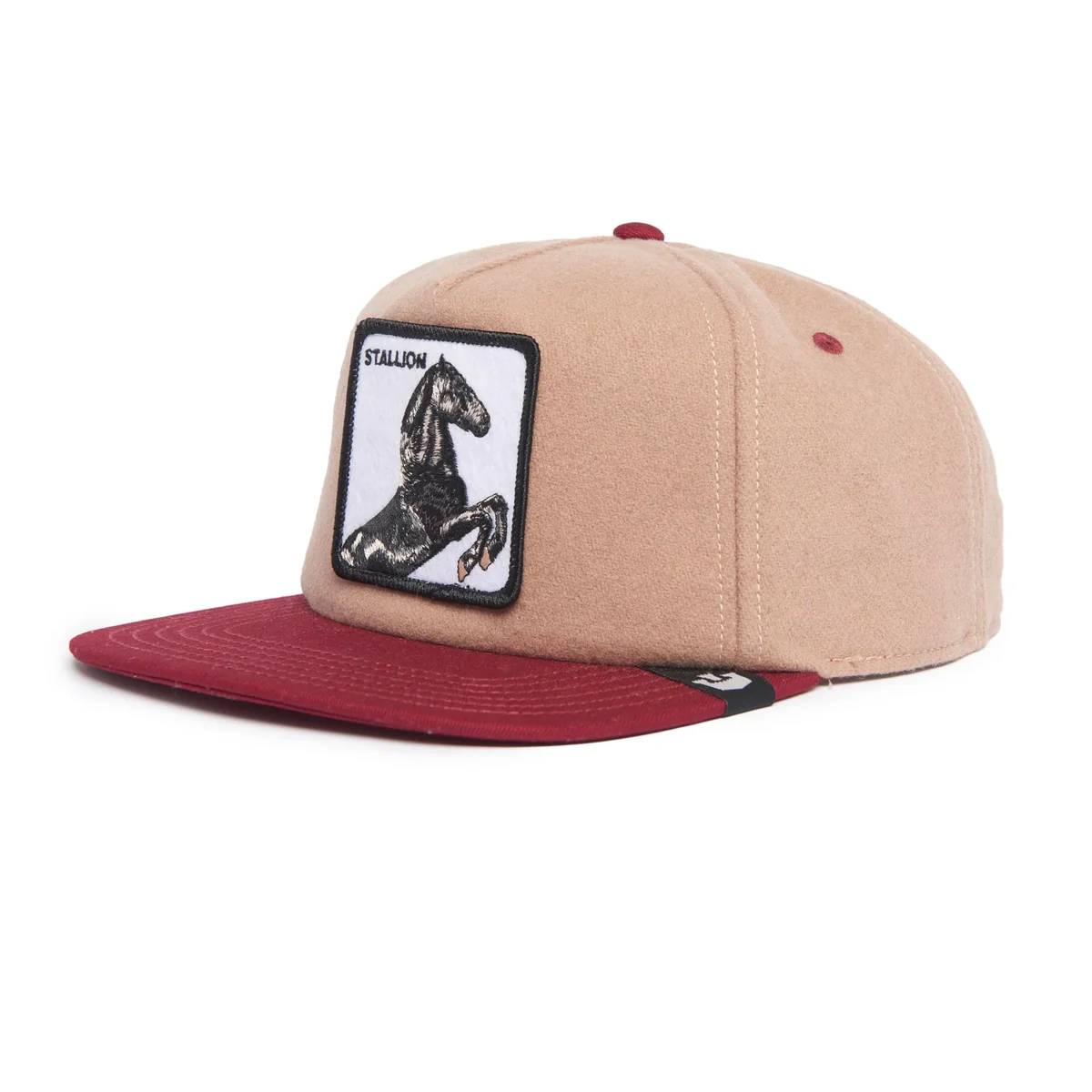 Goorin Bros. Unisex Grenadier Wildlife Collection 5-panelowa czapka z daszkiem Flatbill, Jasnobrązowy (Free Rider), rozmiar uniwersalny