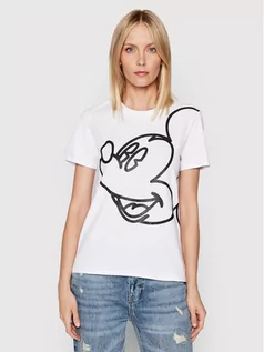 Koszulki i topy damskie - Fracomina T-Shirt FD22ST3054J40108 Biały Relaxed Fit - grafika 1