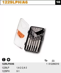 BETA KPL.wkrętakÓW PRECYZ. 1229LP+1229PH 6SZT 1229LPH/A6 - Śrubokręty - miniaturka - grafika 1