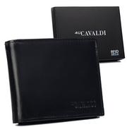 Portfele - Skórzany portfel męski z kieszenią na dowód rejestracyjny — Cavaldi - miniaturka - grafika 1