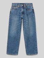 Spodnie i spodenki dla chłopców - Jeansy o kroju relaxed fit z czystej bawełny model ‘LYNWOOD’ - miniaturka - grafika 1