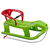 Sanki i ślizgacze - SANKI PLASTIKOWE DWUOSOBOWE Z OPARCIEM ZJAZD ŚLIZG - miniaturka - grafika 1