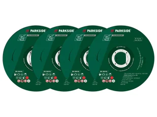 PARKSIDE® Zestaw 4 lub 11 tarcz do cięcia, Ø 115 mm (Tarcza do aluminium, 4 sztuki) - Tarcze do pił - miniaturka - grafika 1