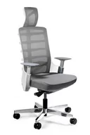 Fotele i krzesła biurowe - Fotel biurowy, obrotowy, Spinelly, biały, slategrey - miniaturka - grafika 1