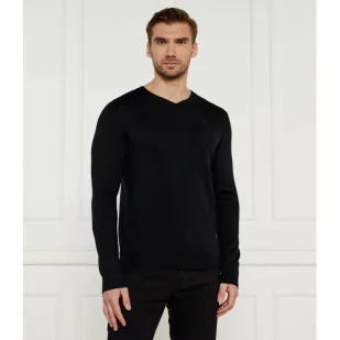 Karl Lagerfeld Wełniany sweter Regular Fit - Swetry męskie - miniaturka - grafika 1