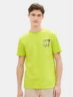 Koszulki męskie - Tom Tailor Denim T-Shirt 1040838 Zielony Regular Fit - miniaturka - grafika 1