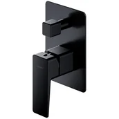 Baterie podtynkowe - Omnires PM7435 BL Parmabateria wannowa podtynkowa czarny - miniaturka - grafika 1