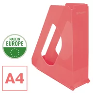 Podnóżki, podpórki, podkładki - Pojemnik na dokumenty Esselte Colour`Breeze koralowy 628455 - miniaturka - grafika 1