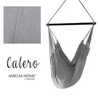 Fotele ogrodowe wiszące - Fotel brazylijski CALERO kolor szary do wewnątrz ameliahome - HAM/AH/CHAIR/CALERO/LGRE/ROPLGR/BLAWS/100X130 - miniaturka - grafika 1