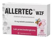 Leki na alergię - Allertec WZF 10 mg, 20 tabletek - miniaturka - grafika 1