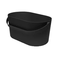 Półki łazienkowe - Organizer łazienkowy pod prysznic przenośny Easy czarny mat Sensea - miniaturka - grafika 1