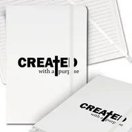 Notesy i bloczki - Notes Biały A5 Notatnik Dziennik w Linie Chrześcijańskie BÓG WIARA Wzory - miniaturka - grafika 1