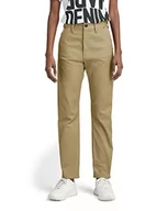 Spodnie damskie - G-STAR RAW Damskie spodnie typu chino, beżowe/khaki (dk Lever C072-B416), 29 W/30 l - miniaturka - grafika 1