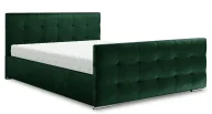 Łóżka - Zielone welurowe łóżko pikowane 5 rozmiarów - Velmonte - miniaturka - grafika 1