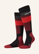 Skarpetki damskie - Cep Skarpety Narciarskie Merino Compression - Tall Z Wełną Merino rot - miniaturka - grafika 1
