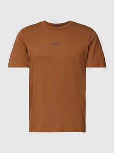 T-shirt z nadrukiem z logo - Koszulki męskie - miniaturka - grafika 1