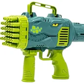 Bańki mydlane - Pistolet wyrzutnia baniek mydlanych Dinozaur 32 otwory- Bańki mydlane - miniaturka - grafika 1