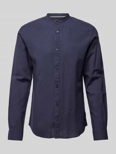 Koszula casualowa o kroju regular fit ze stójką model ‘CAIDEN’ - Koszule męskie - miniaturka - grafika 1