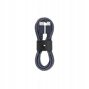 Native Union Belt Cable USB-C – Lightning 1,2m indigo - Kable USB - miniaturka - grafika 1