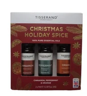 Aromaterapia - Tisserand Aromatherapy Zestaw 3 olejków eterycznych "Christmas Holiday Spice" w świątecznym opakowaniu (3 x 9 ml) - miniaturka - grafika 1