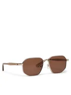 Okulary przeciwsłoneczne - Calvin Klein Okulary przeciwsłoneczne CK23102S Złoty - miniaturka - grafika 1