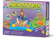Masy plastyczne - Russell MAGICZNY PIASEK ZESTAW Z TACKĄ ZAMEK 0828 - miniaturka - grafika 1