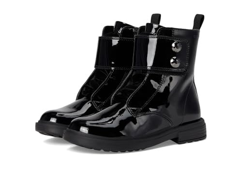 Geox Dziewczęce botki J Eclair E, Czarny, 1 UK