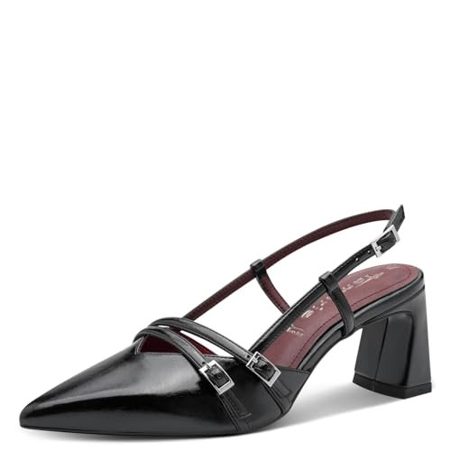 Tamaris Damskie czółenka Sling 1-29660-45, czarne, rozmiar 37 EU, czarny, 37 EU