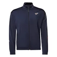 Koszulki i topy damskie - Reebok Dzianinowy top dresowy, wektor granatowy/czerwony wektorowy, XL, Vector Navy/Vector Red, XL - miniaturka - grafika 1