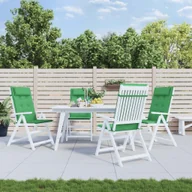 Poduszki ogrodowe - Poduszki na krzesła z wysokim oparciem, 4 szt., zielone - miniaturka - grafika 1