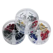Kostki, złączki, wtyczki - LappKabel Zestaw końcówek tulejkowych izolowanych 0,25-1mm2 DIN BOX I 61802040 61802040 - miniaturka - grafika 1