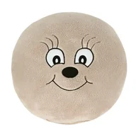 Kołdry i poduszki dla dzieci - Bellatex Poduszka Kuleczka beżowy, średnica 35 cm - miniaturka - grafika 1