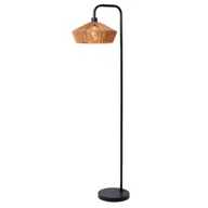 Lampy stojące - Podłogowa lampa boho Yunkai 10713/28/72 Lucide czarny drewniany - miniaturka - grafika 1
