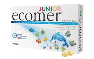 Suplement diety, Ecomer Junior, 30kaps. do żucia - Witaminy i minerały - miniaturka - grafika 1