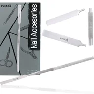 Akcesoria do paznokci - Przyrząd szpatuła łyżeczka do usuwania zaskórników wągrów pryszczy trądzik stal nierdzewna do gabinetu SPA srebrne - miniaturka - grafika 1