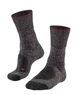 Skarpetki damskie - FALKE Męskie skarpety turystyczne TK1 Adventure M So Wełna Materiał funkcyjny zapobiegający powstawaniu pęcherzyków powietrza grube, 1 para, niebieskie Space Blue 6116 Trend 44-45 - miniaturka - grafika 1