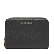Portfele - Mały Portfel Damski Coccinelle E2 TBM 11 E9 01 Czarny - miniaturka - grafika 1