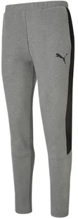 Spodnie dresowe męskie Puma Evostripe Core r.M Modne Szare Dresy Slim Fit - Spodnie męskie - miniaturka - grafika 1