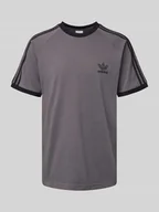 Koszulki męskie - T-shirt z okrągłym dekoltem i wyhaftowanym logo - miniaturka - grafika 1