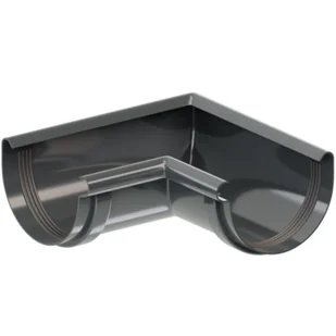 Narożnik wewnętrzny 100/90° PVC RAL8017 KROP - Rynny i akcesoria - miniaturka - grafika 1