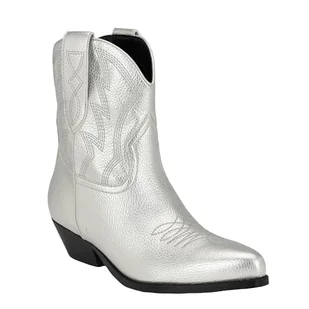 GUESS Damskie botki Ginette, Srebro 040, 36 EU - Botki damskie - miniaturka - grafika 1