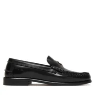 Mokasyny męskie - Mokasyny Tommy Hilfiger Hilfiger Penny Patent Lth Loafer FM0FM05687 Granatowy - miniaturka - grafika 1