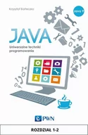E-booki - informatyka - JAVA. Uniwersalne techniki programowania. Rozdział 1-2 - miniaturka - grafika 1