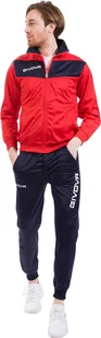 Dres Givova Tuta Visa Triacetato czerwono-granatowy TR018 1204-2XL - Dresy męskie - miniaturka - grafika 1