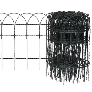 vidaXL Rozwijane ogrodzenie trawnikowe 25 x 0,4 m - Ogrodzenia - miniaturka - grafika 1