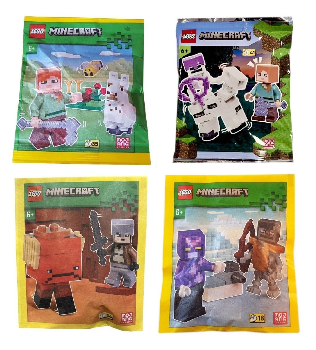 Klocki LEGO Minecraft - Zestaw 4 Polybag - MC02
